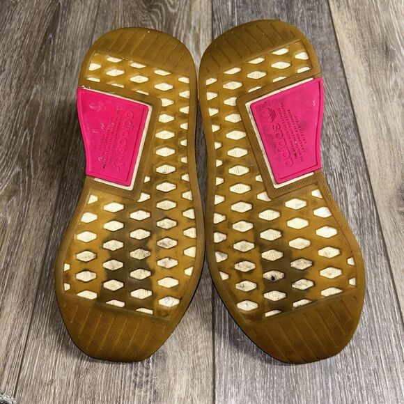 Adidas NMD R2 Primeknit BY9954 Women’s US Size 7.5 White Pink Sneaker Shoes - Picture 10 of 11